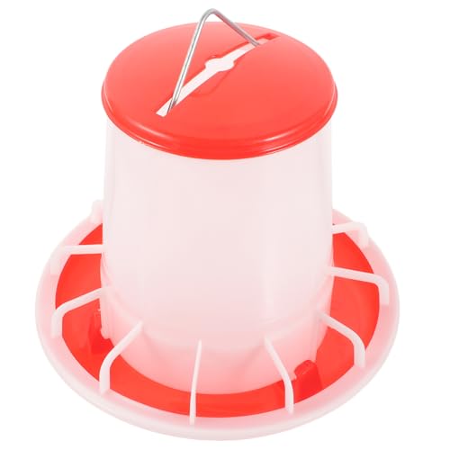 POPETPOP Futtereimer für Hühner Schüssel Leckerchenhalter für Hühner Wachtel-Feeder Container Trog Chicken Feeder Geflügelzubehör Hühnerfutter Küken füttern Feeder für Küken Plastik von POPETPOP