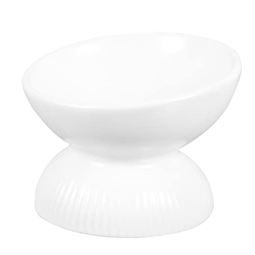 POPETPOP Cat Water Bowl Für Katzen Und Keramischer Mit Schrägem Design Verhindert Umkippen Und Schont Die Halswirbelsäule Kleine POPETPOP Cat Water Bowl Für Katzen Und Keramischer Mit Schrägem Design Verhindert Umkippen Und Schont Die Halswirbelsäule Kleine von POPETPOP