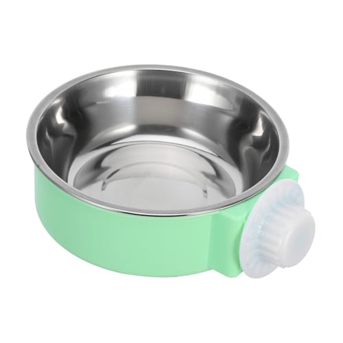 POPETPOP Stainless Steel Pet Feeder Hängende Futterschüssel Für Hunde Und Katzen rutschfest Einfach Zu Reinigen Kleine Grün Für Käfige Und Fütterung Umkippen POPETPOP Stainless Steel Pet Feeder Hängende Futterschüssel Für Hunde Und Katzen rutschfest Einfach Zu Reinigen Kleine Grün Für Käfige Und Fütterung Umkippen von POPETPOP