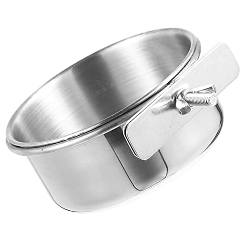 POPETPOP Edelstahl Vogelfutterspender Mit Halterung Für Papageien Und Nymphensittiche Multifunktionale Futter Und Wasserschale Für Vogelkäfige Und Kleine Haustiere POPETPOP Edelstahl Vogelfutterspender Mit Halterung Für Papageien Und Nymphensittiche Multifunktionale Futter Und Wasserschale Für Vogelkäfige Und Kleine Haustiere von POPETPOP