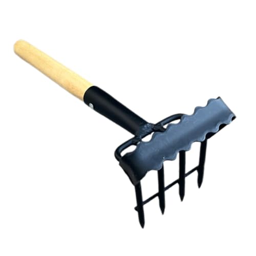 POPETPOP Klein Gartenrechen Aus Handlich Für Entfernen Von Unkraut Und Lockern des Bodens Für Gartenarbeit Und Ausflüge Leicht Und Tragbar POPETPOP Klein Gartenrechen Aus Handlich Für Entfernen Von Unkraut Und Lockern des Bodens Für Gartenarbeit Und Ausflüge Leicht Und Tragbar von POPETPOP