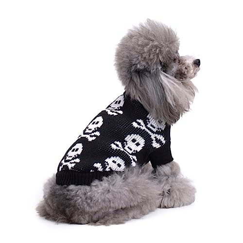 POPETPOP Gestreifter Pulli Welpenkleidung Übergroßer Pullover Welpenknochen Party-hundetuch Partykleidung Für Haustiere Hundepullover Überdimensioniert XXL Chihuahua von POPETPOP