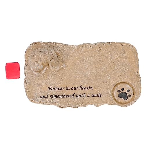 POPETPOP Pet Memorial Plaque Für Katzen Süßer Kätzchen Grabstein Resin Für Garten Langlebig Und Wetterbeständig Einzigartige Gedenktafel Für Verstorbene Haustiere POPETPOP Pet Memorial Plaque Für Katzen Süßer Kätzchen Grabstein Resin Für Garten Langlebig Und Wetterbeständig Einzigartige Gedenktafel Für Verstorbene Haustiere von POPETPOP