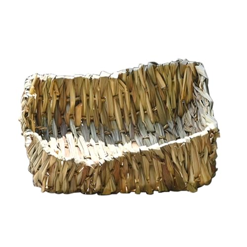 POPETPOP Meerschweinchen-einstreu Grasbett Handgefertigte Grasmatte Nagetierbett POPETPOP Meerschweinchen-einstreu Grasbett Handgefertigte Grasmatte Nagetierbett von POPETPOP