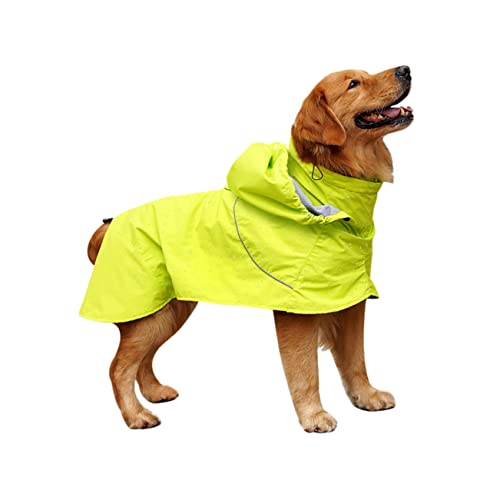 POPETPOP Wasserdichter Poncho Großer Hunderegenmantel Hund Regenmantel Nylon-hunderegen Hund Regen Slicker Haustier von POPETPOP