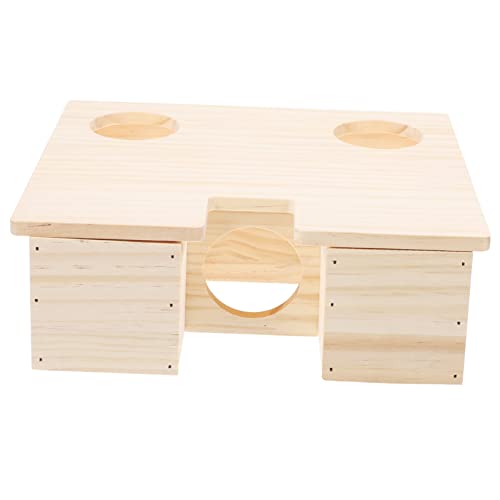 POPETPOP Hamsterkäfig Holzhaus Chinchillahaus verstecken Verstecknes Nest für Hamster Rennmaus Spielzeuge Spielset aus Holz verstecken Hamsterholzhütte Meerschweinchen schmücken POPETPOP Hamsterkäfig Holzhaus Chinchillahaus verstecken Verstecknes Nest für Hamster Rennmaus Spielzeuge Spielset aus Holz verstecken Hamsterholzhütte Meerschweinchen schmücken von POPETPOP