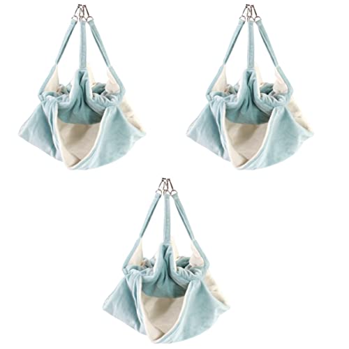 POPETPOP 3 Stücke Haustier Doppel Schicht Hängematte Hamster Bett Mit Haken Flanell Haustier Bett Weich Bequem Für Rest Spielen POPETPOP 3 Stücke Haustier Doppel Schicht Hängematte Hamster Bett Mit Haken Flanell Haustier Bett Weich Bequem Für Rest Spielen von POPETPOP
