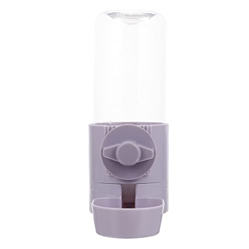 POPETPOP Hängende Wasserzufuhr Hunde Wasserbrunnen Wassernapfspender Für Hunde Verschütten Becher Zubehör Für Meerschweinchen Wassernapf Für Haustiere Katzenfutter Coop Plastik Grey von POPETPOP