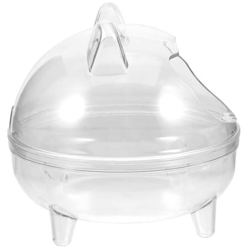 POPETPOP Hamster Badesandbox Große Transparente Toilette Für Kleine Haustiere Rutschfestes Design Für Hamster Und Chinchillas Mit Sanften Kanten Für Sichere Nutzung POPETPOP Hamster Badesandbox Große Transparente Toilette Für Kleine Haustiere Rutschfestes Design Für Hamster Und Chinchillas Mit Sanften Kanten Für Sichere Nutzung von POPETPOP