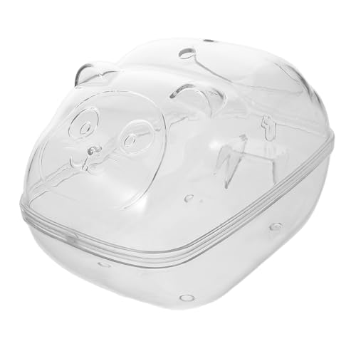 POPETPOP Hamster Badewanne Badebehälter für Kleintiere Futternapf für Hamster Hamsterzubehör Sandbadbehälter aus Kunststoff Hamsterbadewanne aus Kunststoff pp Transparent POPETPOP Hamster Badewanne Badebehälter für Kleintiere Futternapf für Hamster Hamsterzubehör Sandbadbehälter aus Kunststoff Hamsterbadewanne aus Kunststoff pp Transparent von POPETPOP
