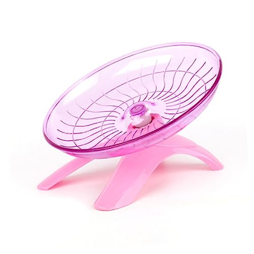 POPETPOP Hamster Laufrad Spielzeug Geräuschloses Fitnessrad Für Kleintiere Pet Jogging Gerät Zufälliger Farbe Für Hamster Meerschweinchen Und Andere Haustiere Leicht Zu Reinigen Und von POPETPOP