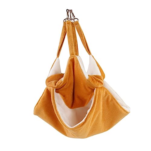 POPETPOP Hamster Hängematte Haustierhaus Hängende Hängematte Spielzeug Für Rattenhängematten Chimmy Plüsch Chucky Plüsch Igel Plüsch Hamsterbett Plüschwürfe Klein Geschirr Diamantvlies von POPETPOP