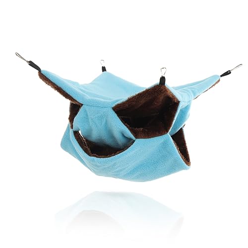 POPETPOP Hamster Hängematte Versteckbett Für Kleine Haustiere Hamster Hängt Rattenhängematte Chinchilla-Bett Kaninchen-hängematte Chinchilla-hängematte Hamsterbett Zubehör Hängend Plüsch POPETPOP Hamster Hängematte Versteckbett Für Kleine Haustiere Hamster Hängt Rattenhängematte Chinchilla-Bett Kaninchen-hängematte Chinchilla-hängematte Hamsterbett Zubehör Hängend Plüsch von POPETPOP
