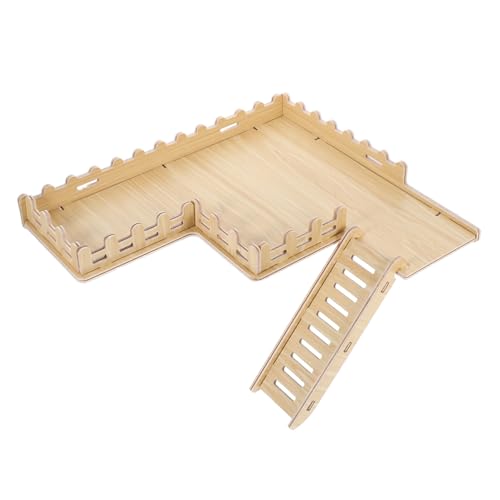 POPETPOP Hamster Holzspielplatz Mit Leiter Und Zaun Kletterplattform Für Zwerghamster Und Kleintiere Sicheres Spielzeug Für Aktiven Spaß Zubehör Für Hamsterkäfige POPETPOP Hamster Holzspielplatz Mit Leiter Und Zaun Kletterplattform Für Zwerghamster Und Kleintiere Sicheres Spielzeug Für Aktiven Spaß Zubehör Für Hamsterkäfige von POPETPOP