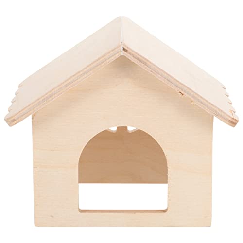 POPETPOP Hamster Spielzeug Hamster Hütte Versteck Kleines Tierheim Holzhaus Hamster Käfig Hamsterspielzeug POPETPOP Hamster Spielzeug Hamster Hütte Versteck Kleines Tierheim Holzhaus Hamster Käfig Hamsterspielzeug von POPETPOP