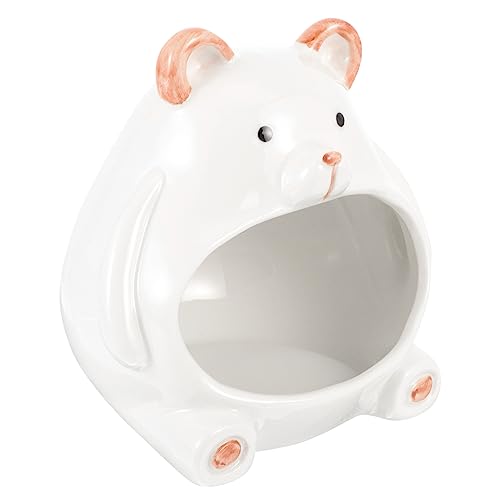POPETPOP Kokosnusshütte Bett Keramik-haustiernest Für Chinchillas Meerschweinchen Haustierfütterung POPETPOP Kokosnusshütte Bett Keramik-haustiernest Für Chinchillas Meerschweinchen Haustierfütterung von POPETPOP