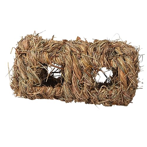 POPETPOP Hamster Schlafbett Kisten Kit para Pet Stall Rat Hamster Bettwäsche Ratten Haustiere Kauhamster Futter Hamsterkäfige Nest Wachtelkäfige Streu Kaninchen Meerschweinchen Gras von POPETPOP