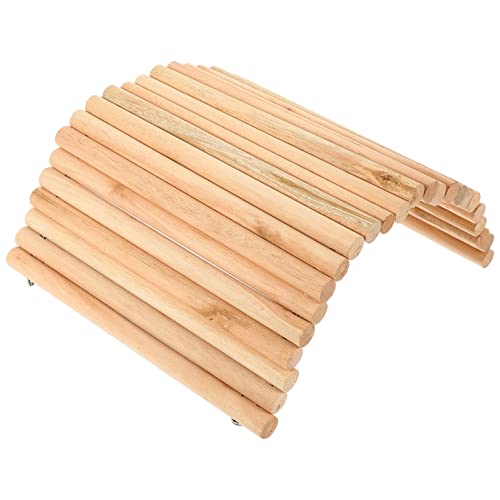 POPETPOP Sicheres Robustes Hamster-kletterspielzeug Aus Holz Brücke Hamster Verstecktunnel Haustierzubehör von POPETPOP