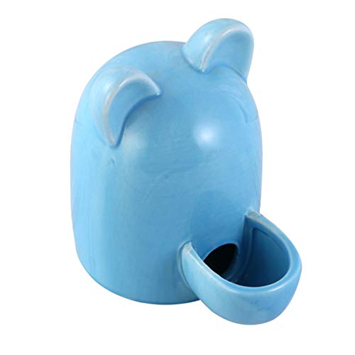 POPETPOP Hamster Wasserspender Keramik Automatische Trinkflasche Kleine Tiere Futter und Wasser Spender für Häschen Vogel Meerschweinchen Igel Chinchilla Frettchen von POPETPOP