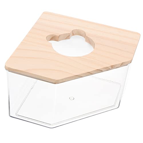 POPETPOP Hamsterbadezimmer Hamster Trinkflasche Haustier Hamsterbadewanne Sandkasten Künstliche Bräune Hamsterversteck Rennmaus Hamstersprays Hamster Anreicherung Fischspielzeug Schüssel von POPETPOP