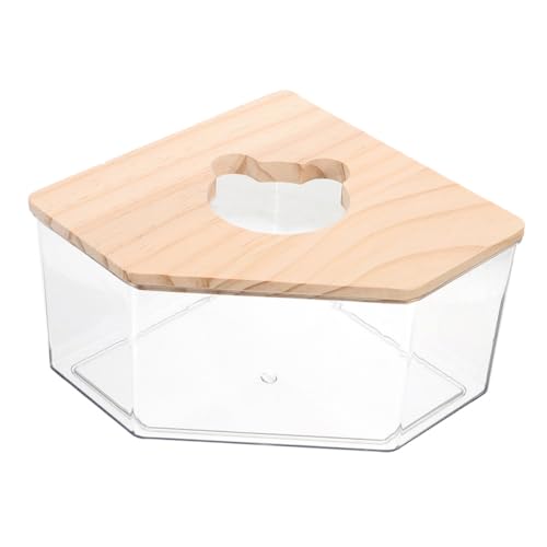 POPETPOP Hamster Badehaus Sandkasten Holzdeckel Chinchilla Rennmäuse Sandbadestation POPETPOP Hamster Badehaus Sandkasten Holzdeckel Chinchilla Rennmäuse Sandbadestation von POPETPOP