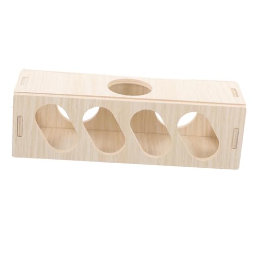 POPETPOP Vielseitiges Meerschweinchenhaus Versteck Holz Kleintiertunnel Spielzeug Versteck Burg Für Ratten POPETPOP Vielseitiges Meerschweinchenhaus Versteck Holz Kleintiertunnel Spielzeug Versteck Burg Für Ratten von POPETPOP