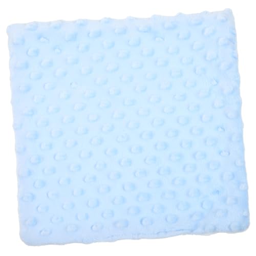 POPETPOP Hamsterdecke Kaninchendecke Meerschweinchen Kissen Kanincheneinstreu Für Innenkaninchen Rattenbadetücher Käfigeinlage Für Kleine Haustiere Meerschweinchen Decke Sky-Blue Mütze von POPETPOP