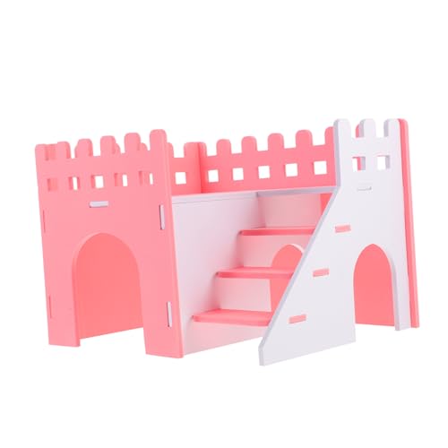 POPETPOP Hamsterhaus Aus Zweistöckige Villa Für Kleintiere Sicheres Versteck Für Hamster Für Meerschweinchen Und Einfache Reinigung Und Pflege POPETPOP Hamsterhaus Aus Zweistöckige Villa Für Kleintiere Sicheres Versteck Für Hamster Für Meerschweinchen Und Einfache Reinigung Und Pflege von POPETPOP