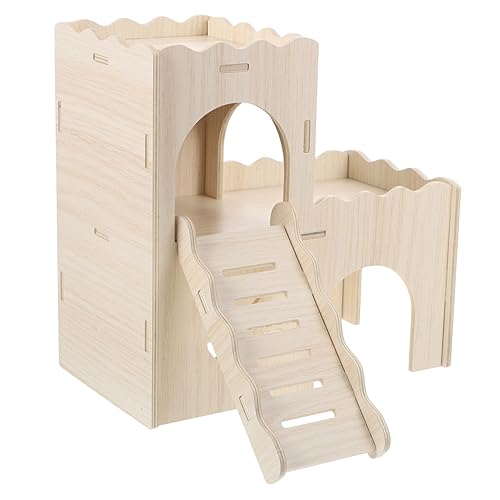 POPETPOP - Für Hamster Und Meerschweinchen Tierheim Mit Leiter Für Spiel Und Sicherer Rückzugsort Spielzeug Für Kleine Nager POPETPOP - Für Hamster Und Meerschweinchen Tierheim Mit Leiter Für Spiel Und Sicherer Rückzugsort Spielzeug Für Kleine Nager von POPETPOP