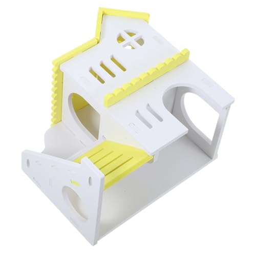 POPETPOP Hamsterhütte aus Spielplatz Versteck für Kleintiere Rennmauskäfig Chinchilla Villa Sicheres Haustierhaus für Hamster und Kleine Nager für Käfigdeko POPETPOP Hamsterhütte aus Spielplatz Versteck für Kleintiere Rennmauskäfig Chinchilla Villa Sicheres Haustierhaus für Hamster und Kleine Nager für Käfigdeko von POPETPOP
