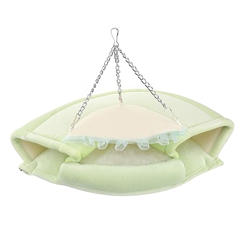 POPETPOP Bequemes Hamsterbett Haustierwiege Warmer Tunnel Zum Aufhängen Hängematte für Hamster Eichhörnchen Kompakt POPETPOP Bequemes Hamsterbett Haustierwiege Warmer Tunnel Zum Aufhängen Hängematte für Hamster Eichhörnchen Kompakt von POPETPOP