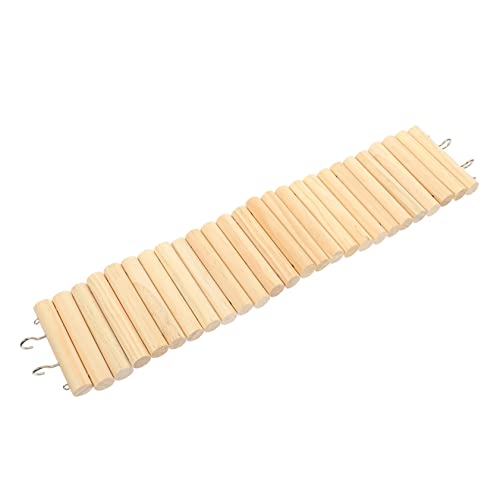POPETPOP Holzleiter für Hamster und Kleine Haustiere Mehrzweck Kletterspielzeug Stabiler Trennzaun Sicheres Hamsterzubehör Käfigdekoration 2-In-1 Spielplatz POPETPOP Holzleiter für Hamster und Kleine Haustiere Mehrzweck Kletterspielzeug Stabiler Trennzaun Sicheres Hamsterzubehör Käfigdekoration 2-In-1 Spielplatz von POPETPOP