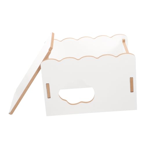 POPETPOP Multifunktionales Hamsterhaus Versteck Aus Holz Für Hamster Und Meerschweinchen Sichere Stabile Holzkonstruktion Bezauberndes Design in Wolkenform POPETPOP Multifunktionales Hamsterhaus Versteck Aus Holz Für Hamster Und Meerschweinchen Sichere Stabile Holzkonstruktion Bezauberndes Design in Wolkenform von POPETPOP