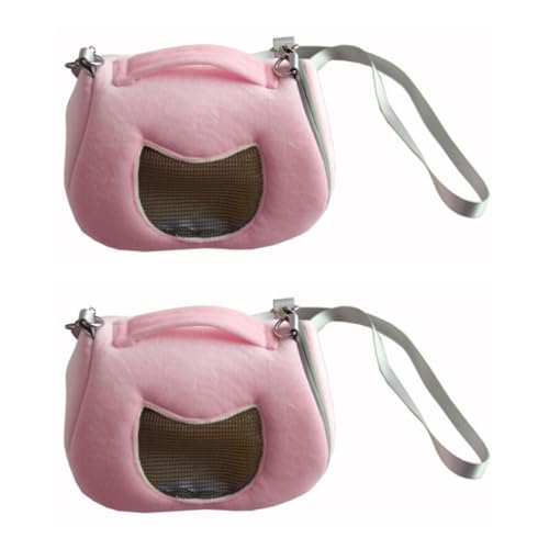 POPETPOP Tragetasche Für Kleine Haustiere Kleiner Hamster-Tragerucksack 2 von POPETPOP