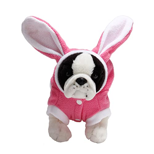 POPETPOP Hündchen-Weihnachts-Outfit Hund Thermische Kleidung Welpen-weihnachtskostüme Welpenweihnachtskleidung Hündchen Weihnachtskleidung Hasenkostüm Häschen-Hoodie Schmücken Cosplay von POPETPOP