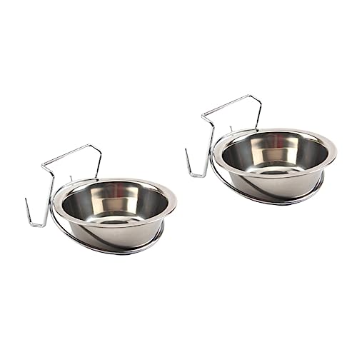 POPETPOP 2st Hundestall Tasse Hundebox Tablett Hängender Hundefutterautomat Langsam Essen Hundehütte Wassernapf Erhöhte Hundenäpfe Slow Feeder Hundenapf Aus Edelstahl Haustier Zwinger POPETPOP 2st Hundestall Tasse Hundebox Tablett Hängender Hundefutterautomat Langsam Essen Hundehütte Wassernapf Erhöhte Hundenäpfe Slow Feeder Hundenapf Aus Edelstahl Haustier Zwinger von POPETPOP