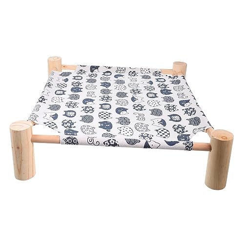 POPETPOP Haustier Feldbett haustierbett pet Bed katzenbettchen catsbests dogbed geflochtenes hundebett Tunnelbett für Katzen erhöhtes welpenbett atmungsaktive Katzenhängematte hölzern Weiß POPETPOP Haustier Feldbett haustierbett pet Bed katzenbettchen catsbests dogbed geflochtenes hundebett Tunnelbett für Katzen erhöhtes welpenbett atmungsaktive Katzenhängematte hölzern Weiß von POPETPOP
