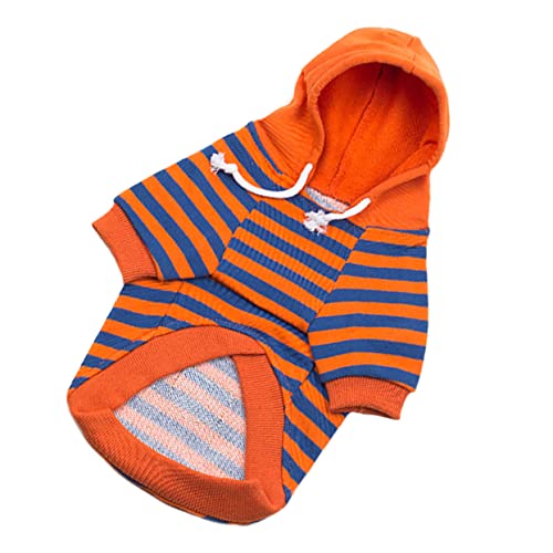 POPETPOP Pet Aarel Outfit Hund Gestreiftes Hemd Bequemer und Atmungsaktiver Haustier-Overall POPETPOP Pet Aarel Outfit Hund Gestreiftes Hemd Bequemer und Atmungsaktiver Haustier-Overall von POPETPOP
