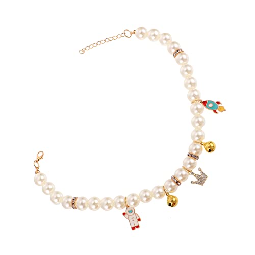 POPETPOP Katzenhalsband mit Glocken Kätzchen-Halskette Modischer Bequem für Ihr Haustier Festliches Party-Accessoire POPETPOP Katzenhalsband mit Glocken Kätzchen-Halskette Modischer Bequem für Ihr Haustier Festliches Party-Accessoire von POPETPOP