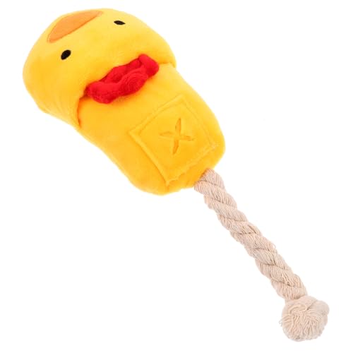 POPETPOP Haustier Hausschuhe Verschleißfestes Hundespielzeug Interessantes Welpenspielzeug Hundezubehör Welpenversorgung Lustiges Welpenspielzeug Beiß Baumwollseil Yellow POPETPOP Haustier Hausschuhe Verschleißfestes Hundespielzeug Interessantes Welpenspielzeug Hundezubehör Welpenversorgung Lustiges Welpenspielzeug Beiß Baumwollseil Yellow von POPETPOP