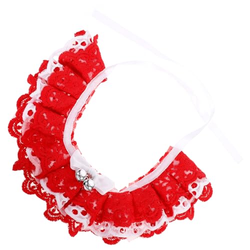 POPETPOP Modisches Spitzenhalsband Für Haustiere Halsschmuck Für Welpen Für Silvesterpartys POPETPOP Modisches Spitzenhalsband Für Haustiere Halsschmuck Für Welpen Für Silvesterpartys von POPETPOP