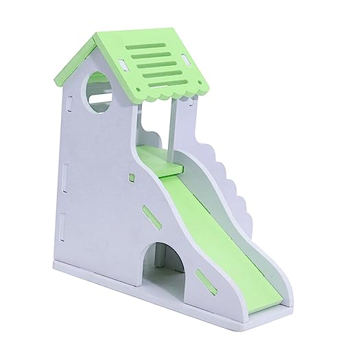 POPETPOP Hamster Versteck Käfig Zubehör Bunte Spielzeug Haustier Spielen Bett Material für Grün von POPETPOP