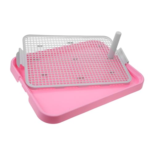 POPETPOP Anti Rutsch Hundetoilette Aus Für Zuhause Pet Toilet Für Hunde Und Katzen Pink Ideal Für Welpen Und Katzen Leicht Zu Reinigen Praktische Haustier Toilette POPETPOP Anti Rutsch Hundetoilette Aus Für Zuhause Pet Toilet Für Hunde Und Katzen Pink Ideal Für Welpen Und Katzen Leicht Zu Reinigen Praktische Haustier Toilette von POPETPOP