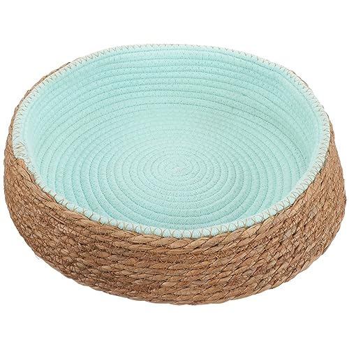 POPETPOP Haustierbett Aus Rattan Katzenbett Aus Rattan Welpenbett Katze-Hund-Nest Schlafendes Katzenhaus Welpenruhehaus Schlafbett Für Katzen Katzenruhebett Grasweide Die Katze Zwinger POPETPOP Haustierbett Aus Rattan Katzenbett Aus Rattan Welpenbett Katze-Hund-Nest Schlafendes Katzenhaus Welpenruhehaus Schlafbett Für Katzen Katzenruhebett Grasweide Die Katze Zwinger von POPETPOP