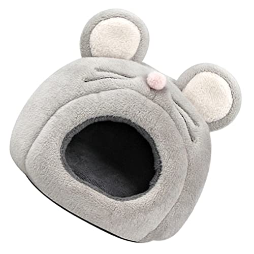 POPETPOP Plüsch-versteck in Rattenform Bequemes Bett Für Haustiere Hamster Chinchilla Mäuse Meerschweinchen POPETPOP Plüsch-versteck in Rattenform Bequemes Bett Für Haustiere Hamster Chinchilla Mäuse Meerschweinchen von POPETPOP