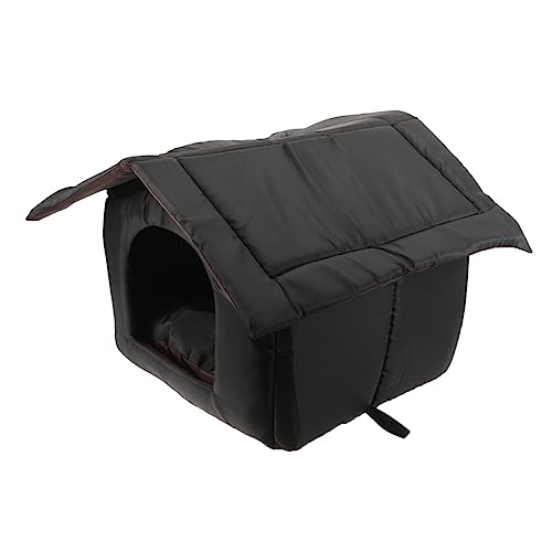 POPETPOP Haustierhöhlenbett Isoliertes Katzenhaus für Draußen für Wetterfeste Katzengehege POPETPOP Haustierhöhlenbett Isoliertes Katzenhaus für Draußen für Wetterfeste Katzengehege von POPETPOP