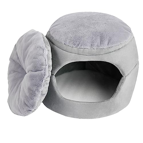 POPETPOP Haustierbett Hundekuschelhöhle Kissenhaus Für Haustiere Im Winter Plüsch Hundekäfig Haustier Winterschlafhöhle Tierzwinger Welpenschlafnest Abgeschlossen Perlenbaumwolle Kätzchen POPETPOP Haustierbett Hundekuschelhöhle Kissenhaus Für Haustiere Im Winter Plüsch Hundekäfig Haustier Winterschlafhöhle Tierzwinger Welpenschlafnest Abgeschlossen Perlenbaumwolle Kätzchen von POPETPOP