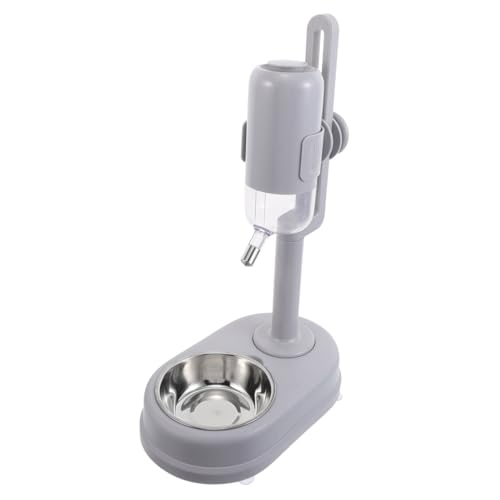 POPETPOP Haustierdiät Futterstation Für Haustiere Wasserspender Für Kätzchen Katze Wasserspender Flasche Doppelte Feederschüssel Automatische Wassernäpfe Wasser- Und Futternapf Grey Plastik POPETPOP Haustierdiät Futterstation Für Haustiere Wasserspender Für Kätzchen Katze Wasserspender Flasche Doppelte Feederschüssel Automatische Wassernäpfe Wasser- Und Futternapf Grey Plastik von POPETPOP