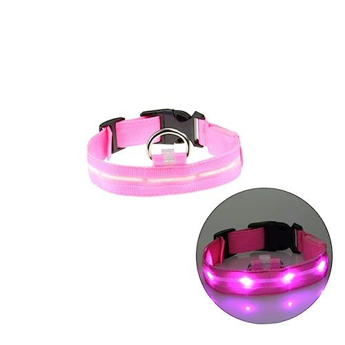 POPETPOP Haustierhalsbandkegel geführtes Haustierhalsband beleuchteter Kragen blinkendes Haustierhalsband Siebdruck LED POPETPOP Haustierhalsbandkegel geführtes Haustierhalsband beleuchteter Kragen blinkendes Haustierhalsband Siebdruck LED von POPETPOP