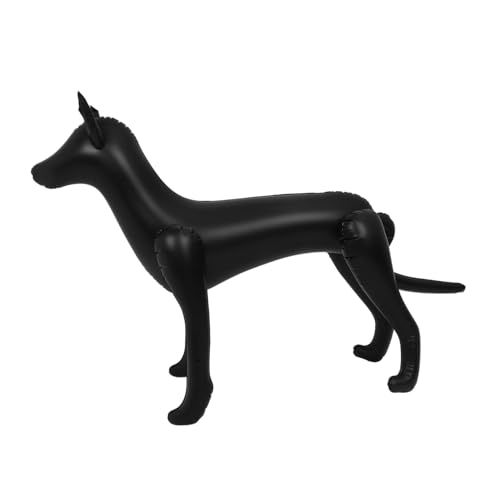 POPETPOP Haustierkleidung hundezubehör aufblasbares Tier Scheinwerfer mit Fester Schnalle Sitzkissen Schieberegler Hunde Schaufensterpuppe Ausstellungsstand für Hundekleidung PVC Black POPETPOP Haustierkleidung hundezubehör aufblasbares Tier Scheinwerfer mit Fester Schnalle Sitzkissen Schieberegler Hunde Schaufensterpuppe Ausstellungsstand für Hundekleidung PVC Black von POPETPOP